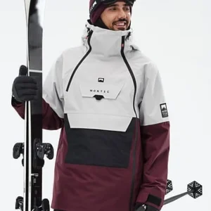 Discount MONTEC Doom LightGrey/Black/Burgundy