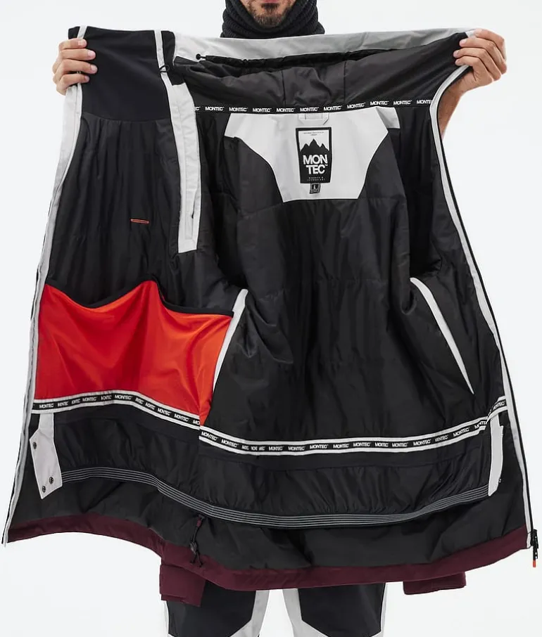 Hot MONTEC Doom LightGrey/Black/Burgundy