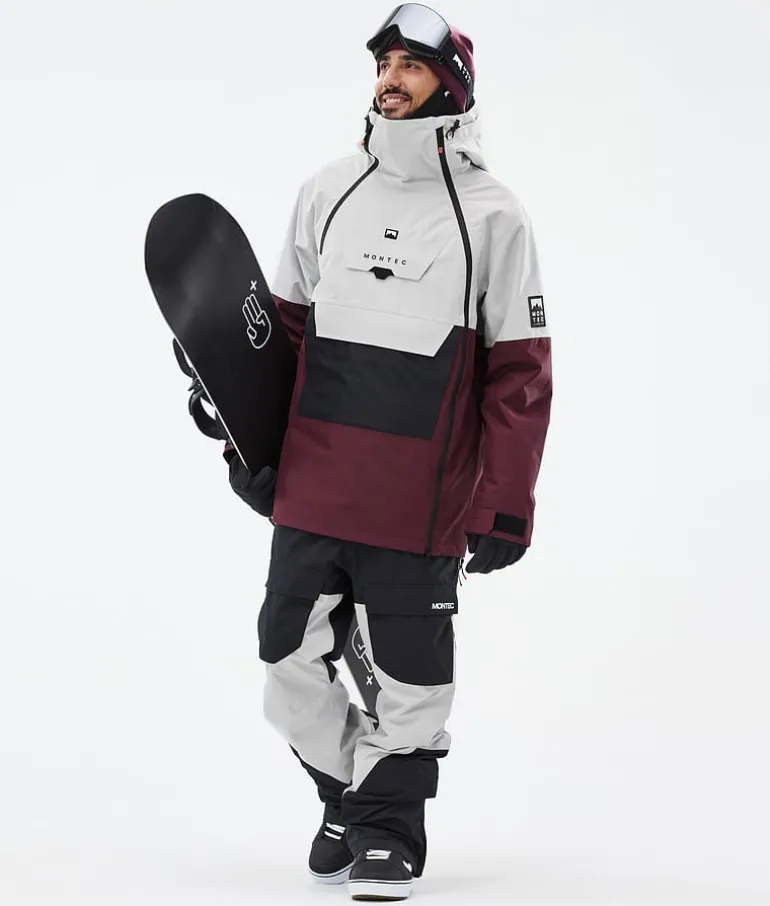 Hot MONTEC Doom LightGrey/Black/Burgundy