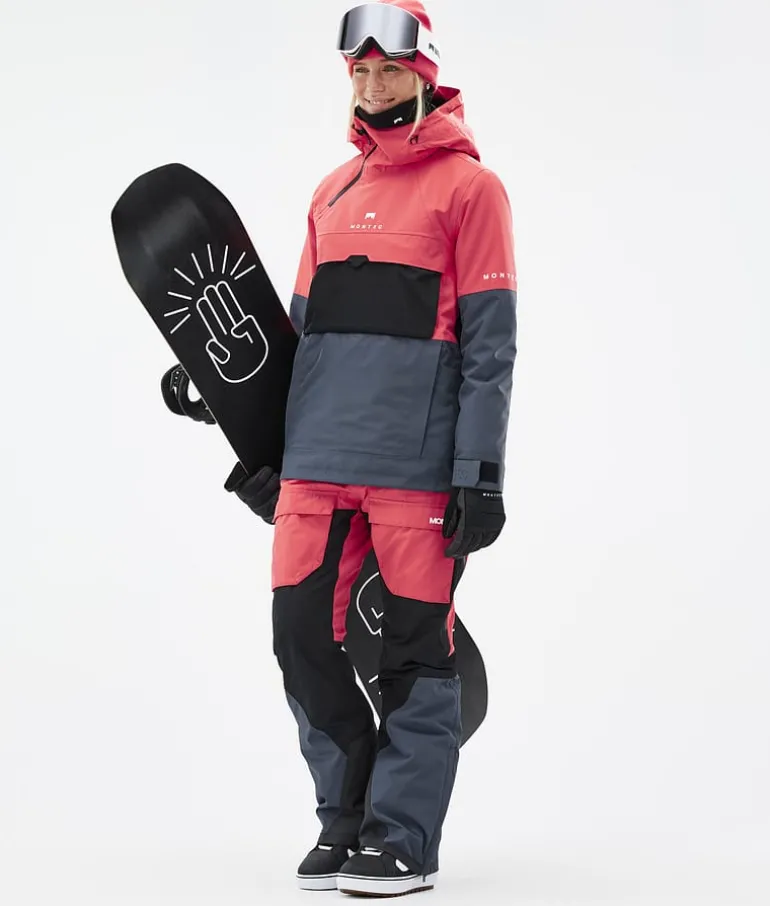 New MONTEC Dune W Coral/Black/MetalBlue